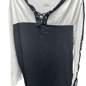 Black and White Women's Top